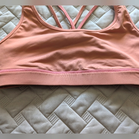 P'tula Sports Bra Top Size M Coral - Picture 2 of 5